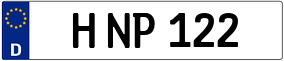Truck License Plate